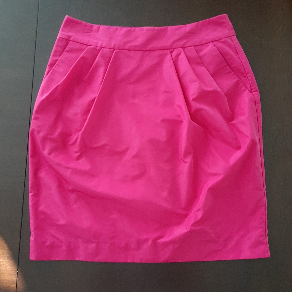 Hot Pink Pencil Skirt Banana Republic Small